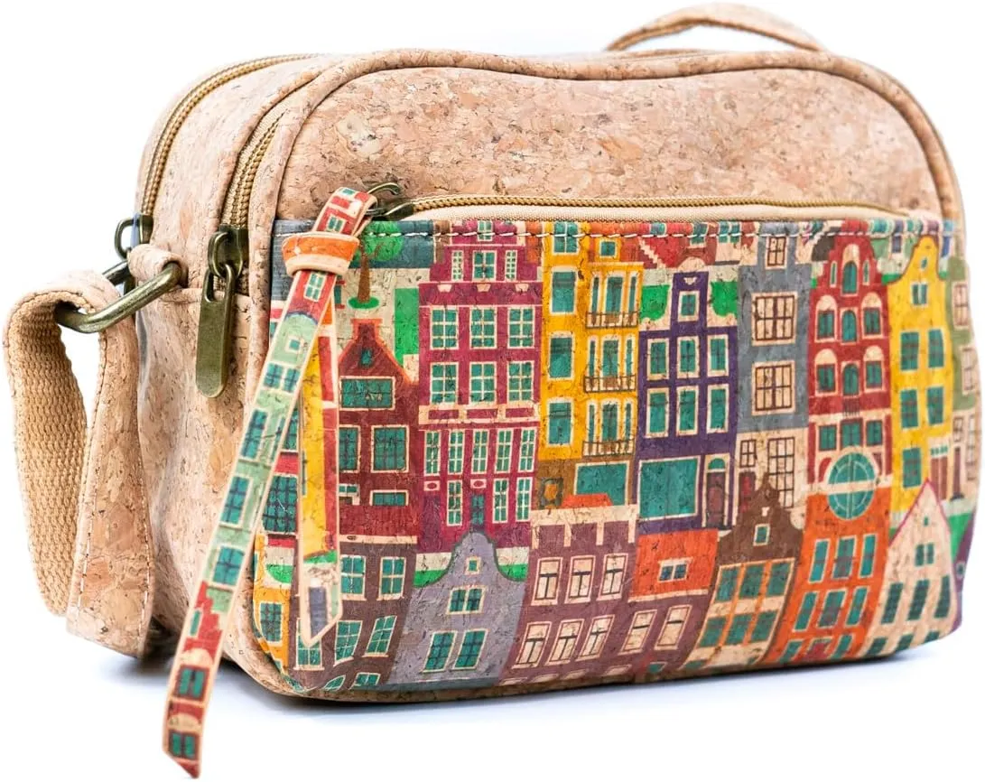 Natural Cork Women's Crossbody Bag (G-2295-A)