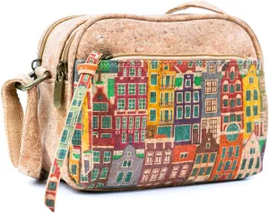 Natural Cork Women's Crossbody Bag (G-2295-A)