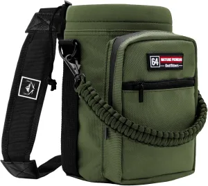 NATURE PIONEOR Insulated Water Bottle Holder with Shoulder Strap for Half/One Gallon 64oz/128OZ Sports Water Jugs Bottles, Carrier/Pouch Sleeve for Outdoor Camping, Hiking,Gym