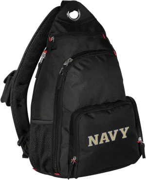 Naval Academy Backpack Single Strap USNA Navy Sling Backpack