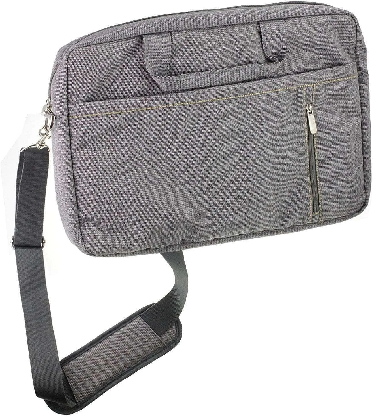 Navitech Grey Sleek Water Resistant Travel Bag - Compatible with Acer Aspire Spin 14 (ASP14-51MTN-50X6) 14" Convertible Notebook