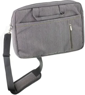 Navitech Grey Sleek Water Resistant Travel Bag - Compatible with Acer Aspire Spin 14 (ASP14-51MTN-50X6) 14" Convertible Notebook