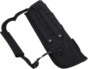oceanside Shotgun Scabbard, Tactic Rifle Scabbard Bag with Adjustable Shoulder Strap, Black Nylon Guardive Shotgun Pouch for Convenient Gun Handling