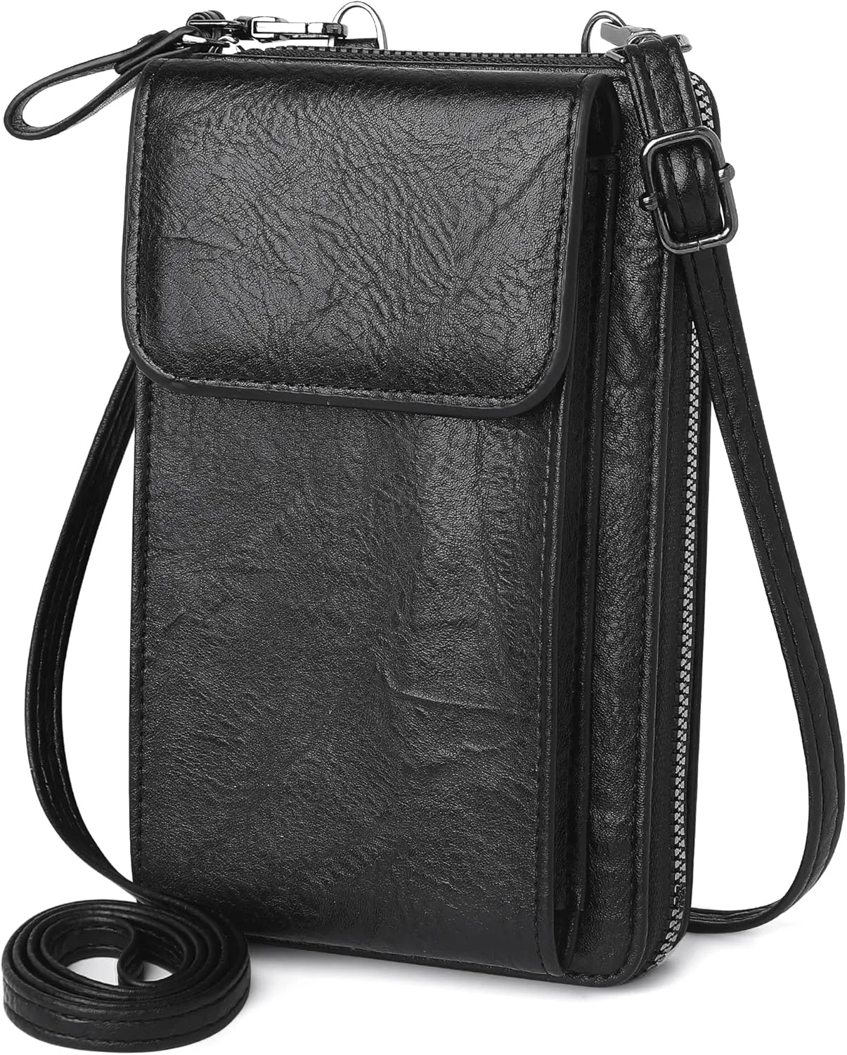 OIDERY Small Crossbody Bags for Women Cell Phone Purse Wallet PU Leather Shoulder Handbag Wallet with Credit Card Slots