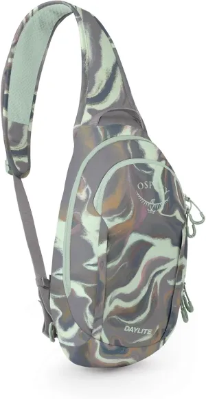 Osprey Daylite Shoulder Sling Bag, Euphoria Flowing Print/Soundwave Grey