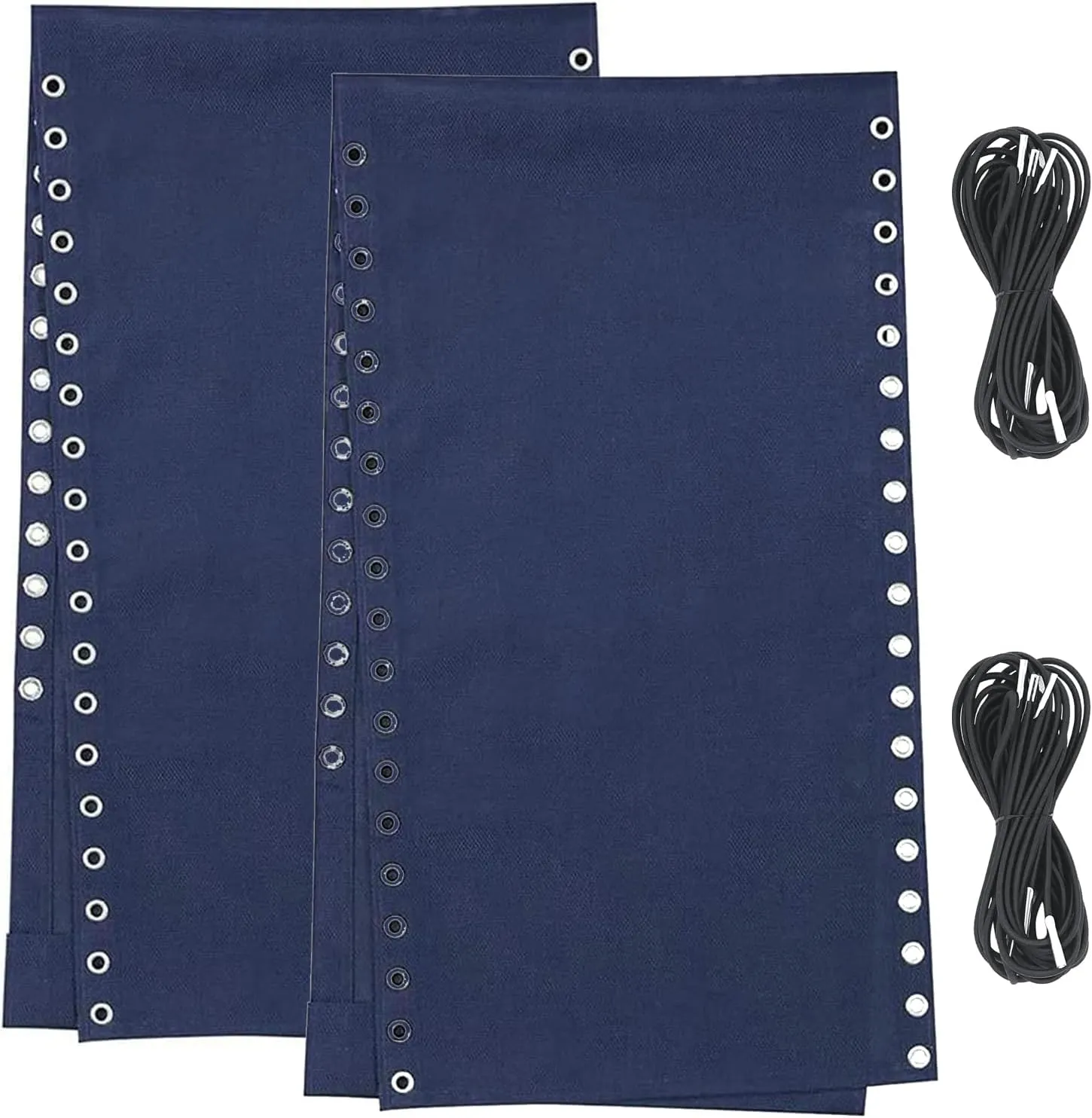 Ostlttyn Zero Gravity Chair Replacement Fabric Set of 2, 17'' with Cord, Kit for Patio Sling Outdoor Lawn Chair, Blue 2 Pack