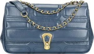 Over Earth Quilted Leather Crossbody Bags for Women Designer Trendy Shoulder Bag Small Chain Purse