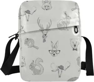 Oyihfvs Messenger Bag, Men's Crossbody Bag, Women's Crossbody Bag with Adjustable Strap