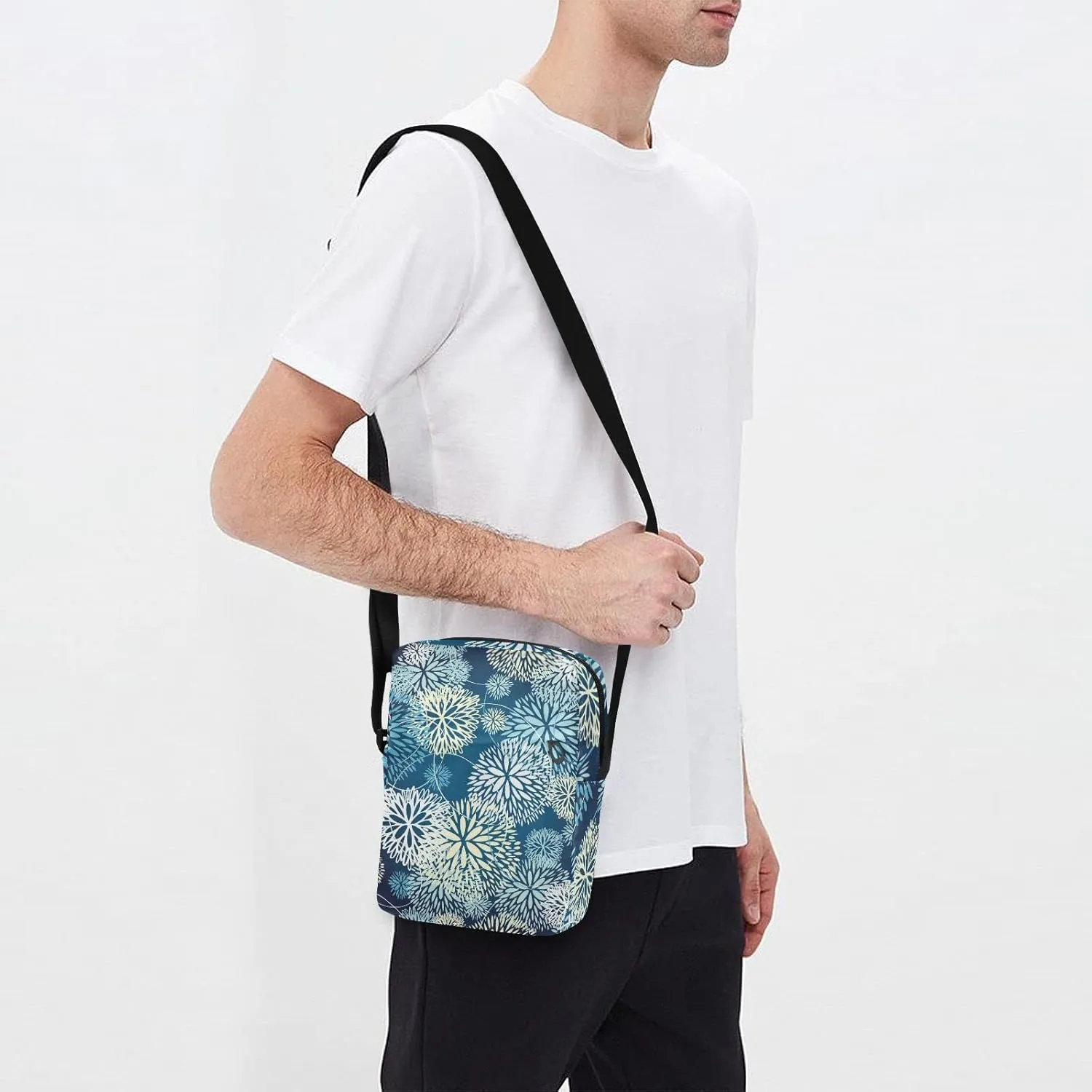Oyihfvs Messenger Bag, Men's Crossbody Bag, Women's Crossbody Bag with Adjustable Strap