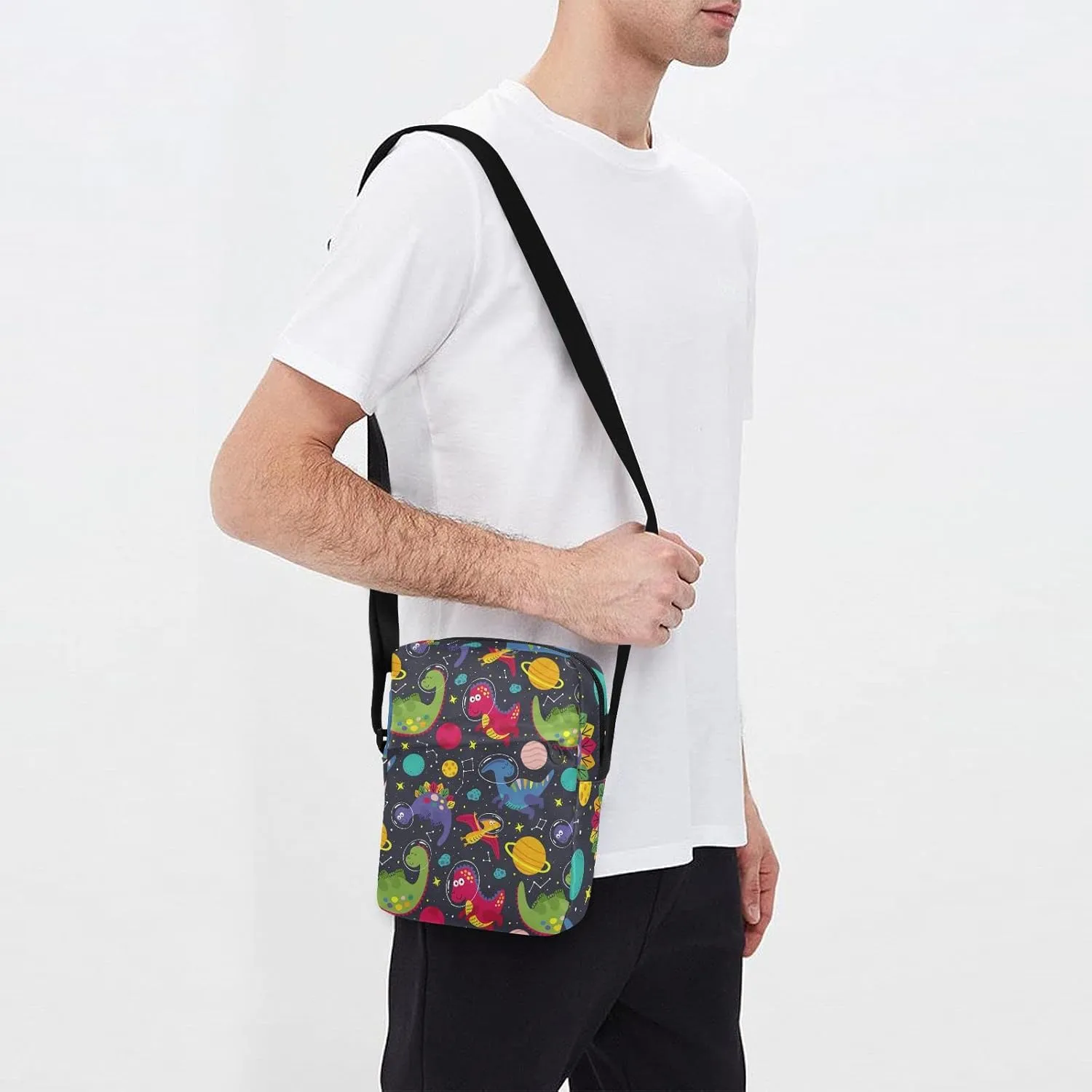 Oyihfvs Messenger Bag, Men's Crossbody Bag, Women's Crossbody Bag with Adjustable Strap