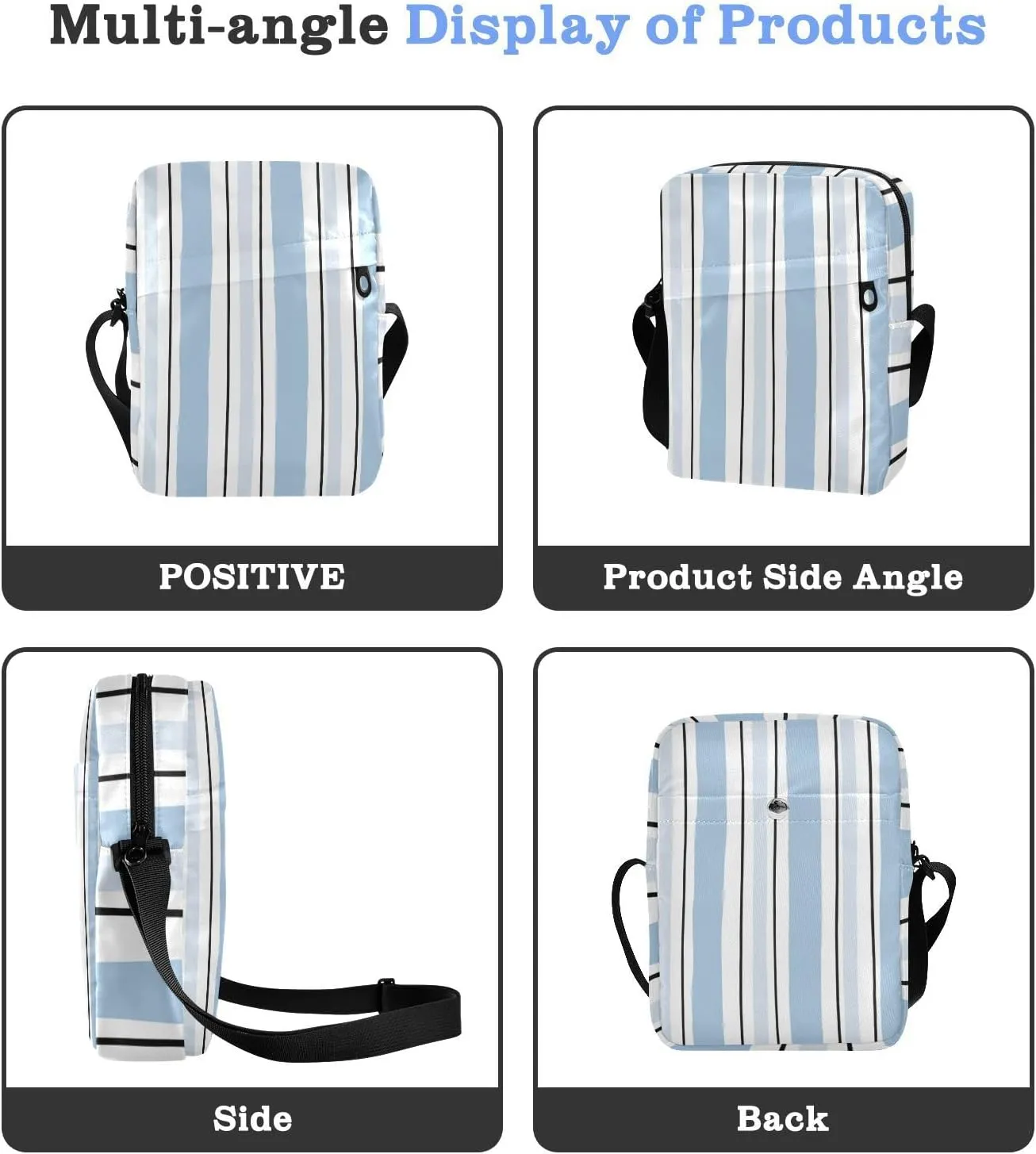 Oyihfvs Messenger Bag, Men's Crossbody Bag, Women's Crossbody Bag with Adjustable Strap