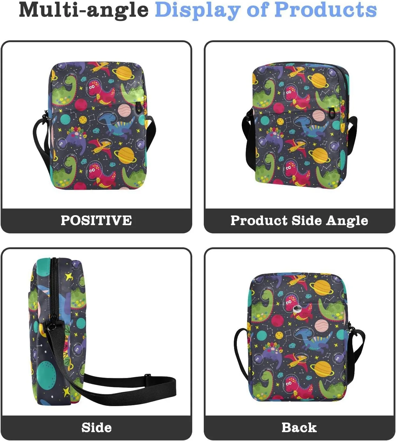 Oyihfvs Messenger Bag, Men's Crossbody Bag, Women's Crossbody Bag with Adjustable Strap