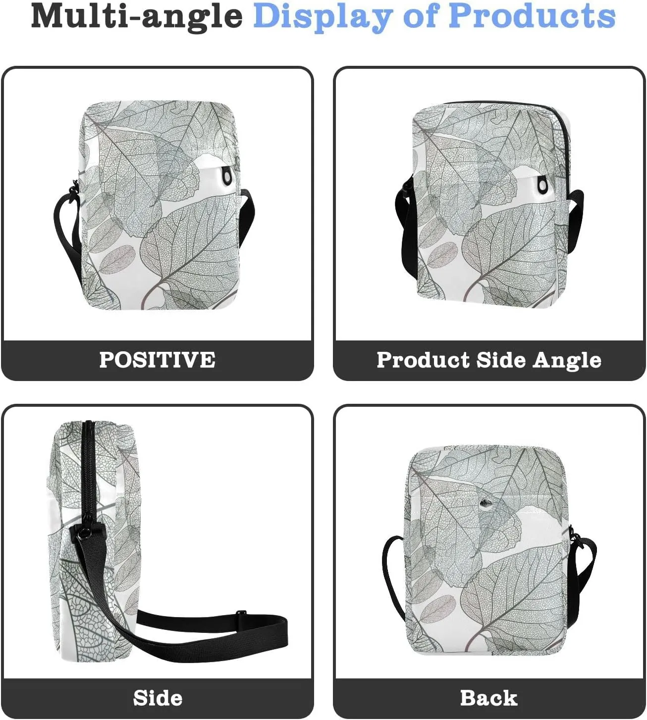 Oyihfvs Messenger Bag, Men's Crossbody Bag, Women's Crossbody Bag with Adjustable Strap