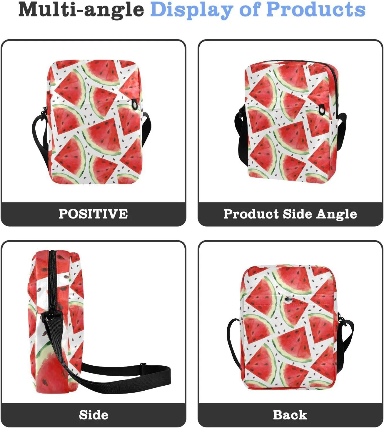 Oyihfvs Messenger Bag, Men's Crossbody Bag, Women's Crossbody Bag with Adjustable Strap