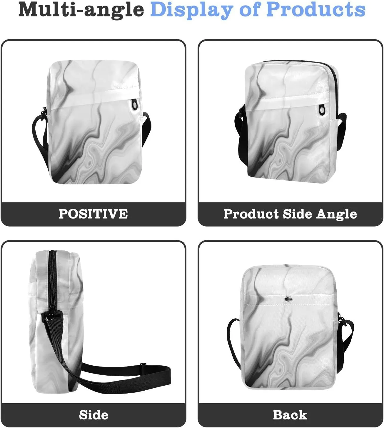 Oyihfvs Messenger Bag, Men's Crossbody Bag, Women's Crossbody Bag with Adjustable Strap