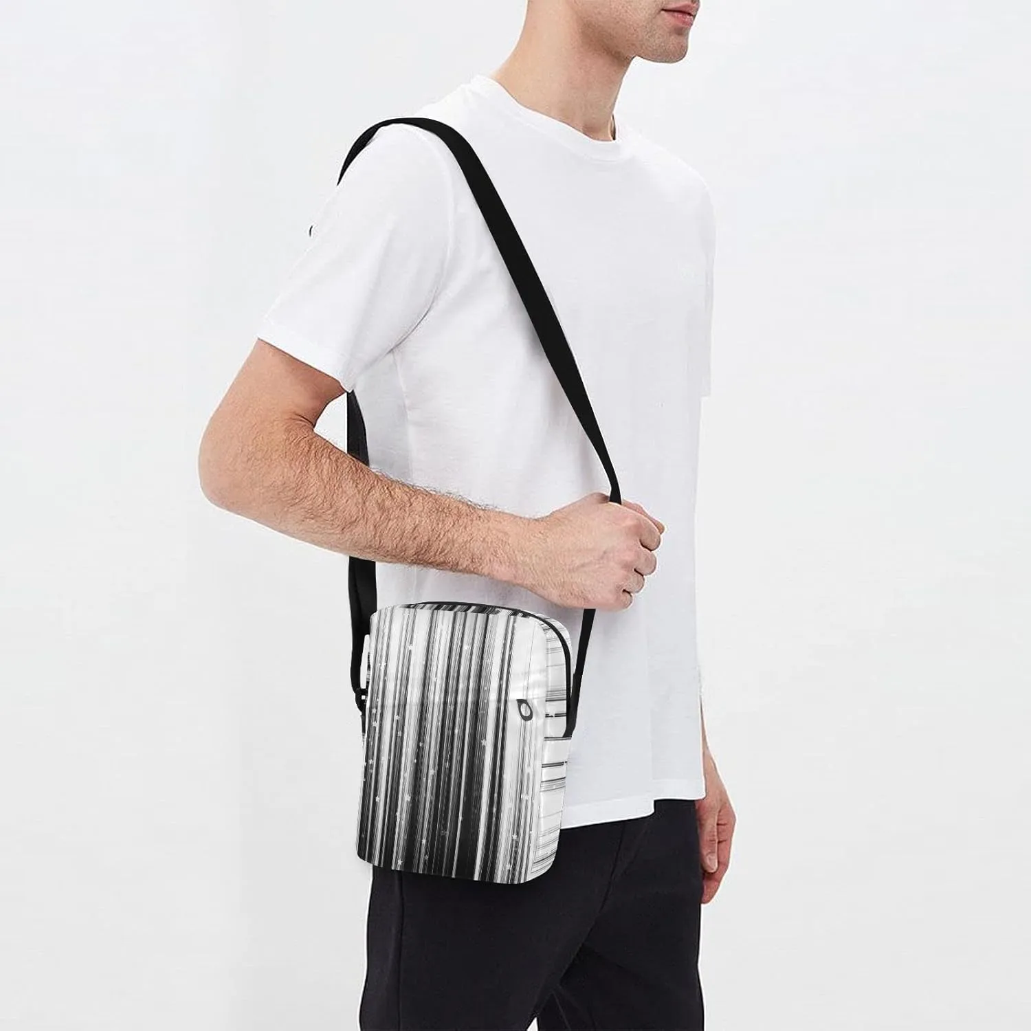 Oyihfvs Messenger Bag, Men's Crossbody Bag, Women's Crossbody Bag with Adjustable Strap
