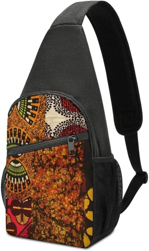 Paisley Purple Floral Simple And Atmospheric Large Capacity Chest Bag