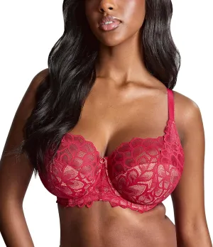 Panache Women’s Allure Full Cup Bra – Sheer Lace with Side Sling & Power Mesh Support