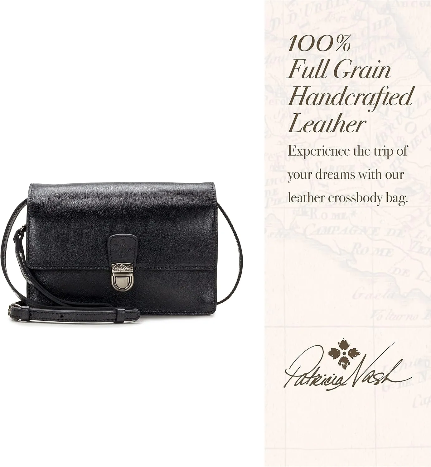 Patricia Nash | Lanza Leather Crossbody Bag | Women's Crossbody Purse | Crossbody Clutch