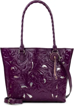 Patricia Nash Womens Tote Purse - Adeline Full Grain Leather Tote Bag