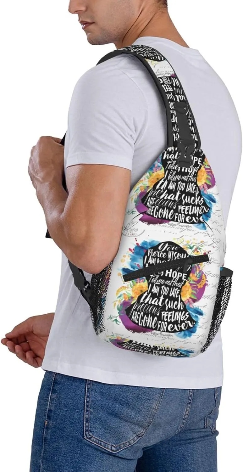 Persuasion Chest Sling Bag Crossbody Shoulder Backpack Bag Gym Cycling Travel Hiking Daypack Cross Bag
