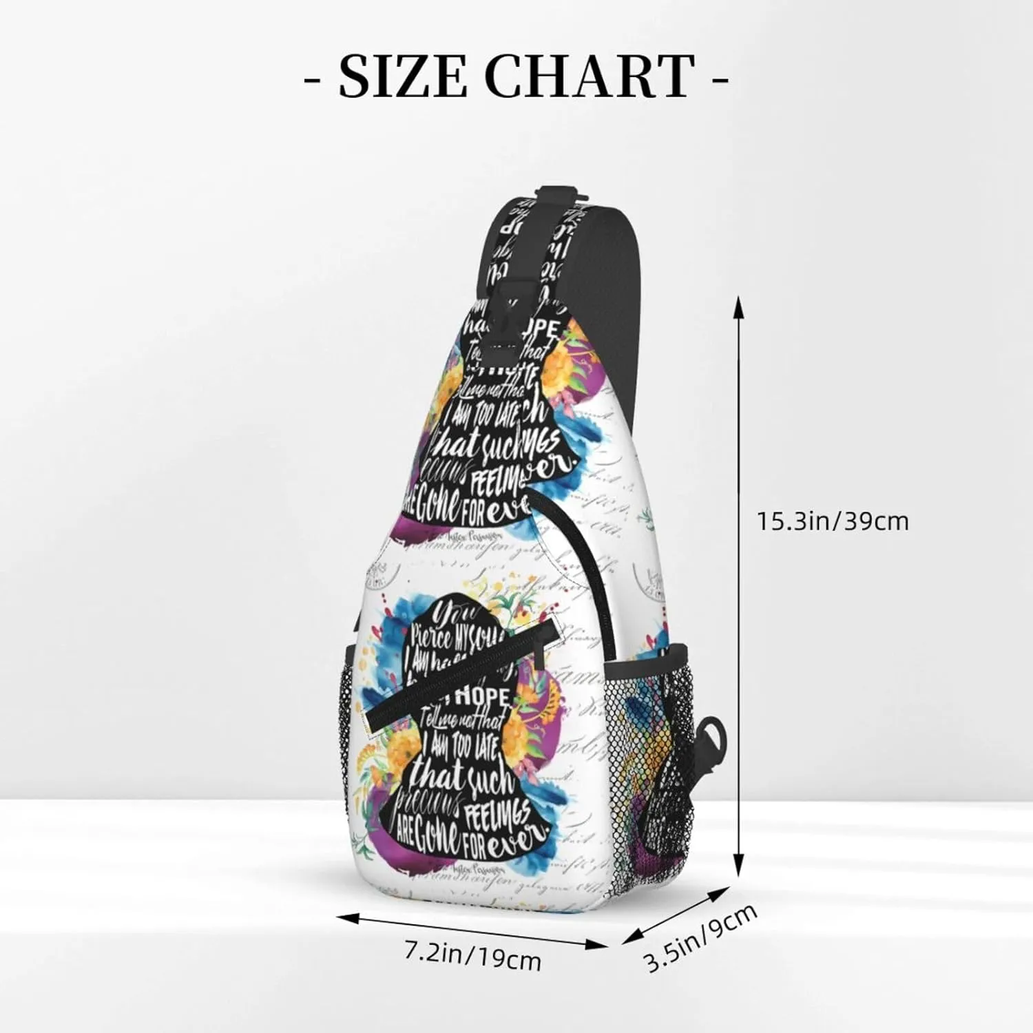 Persuasion Chest Sling Bag Crossbody Shoulder Backpack Bag Gym Cycling Travel Hiking Daypack Cross Bag