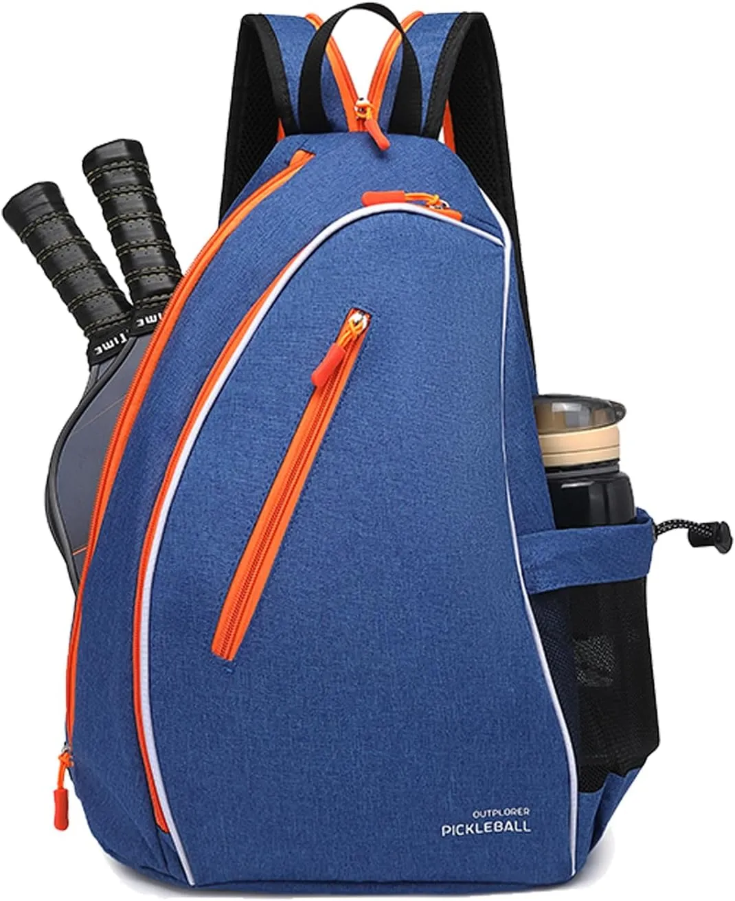 Pickleball Bags for Men Women Pickleball Paddle Bag Sports Pickleball Bag Adjustable Sling Bag with Fence Hook Crossbody Backpack Fits to the Courts
