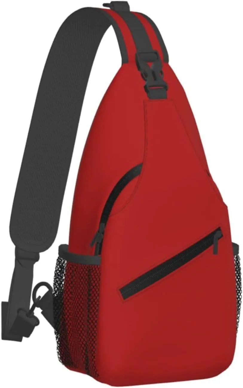 Pink Starfish Men's And Women's Small Crossbody Bags Chest Bags Daily Bags Are Suitable For Outdoor Hiking Trips