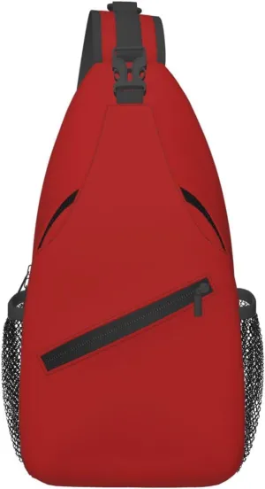 Pink Starfish Men's And Women's Small Crossbody Bags Chest Bags Daily Bags Are Suitable For Outdoor Hiking Trips