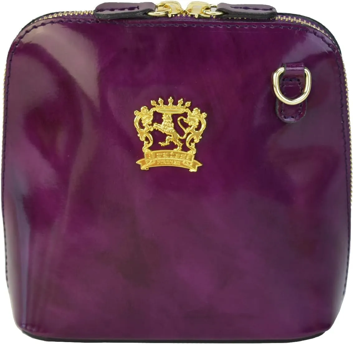 Pratesi Leather, Leather Bag for Woman Volterra Radica Woman Clutches in cow leather - Volterra Woman Clutches R467 Violet
