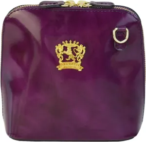 Pratesi Leather, Leather Bag for Woman Volterra Radica Woman Clutches in cow leather - Volterra Woman Clutches R467 Violet