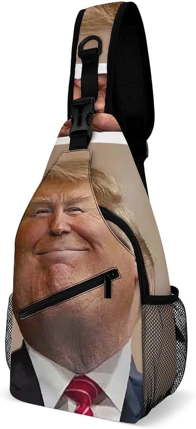 Presidential Expression Sling Bag for Men Women Crossbody Shoulder Backpack Chest Bag Travel Hiking Daypack