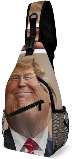 Presidential Expression Sling Bag for Men Women Crossbody Shoulder Backpack Chest Bag Travel Hiking Daypack