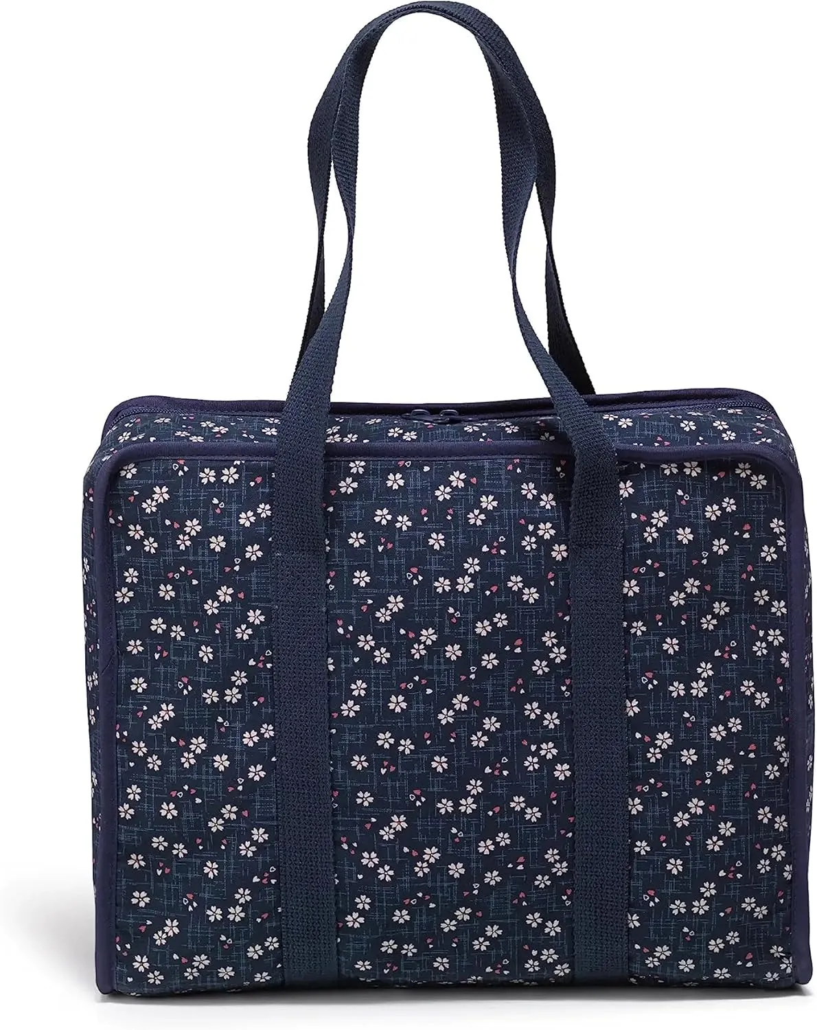 Prym Purpose, Navy Floral Project Organizer Bag, Blue
