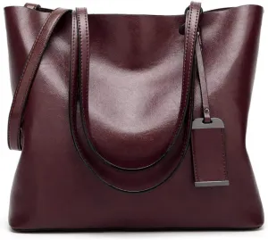 PU Leather Shoulder Bag Work Totes for Women Purse Handbag