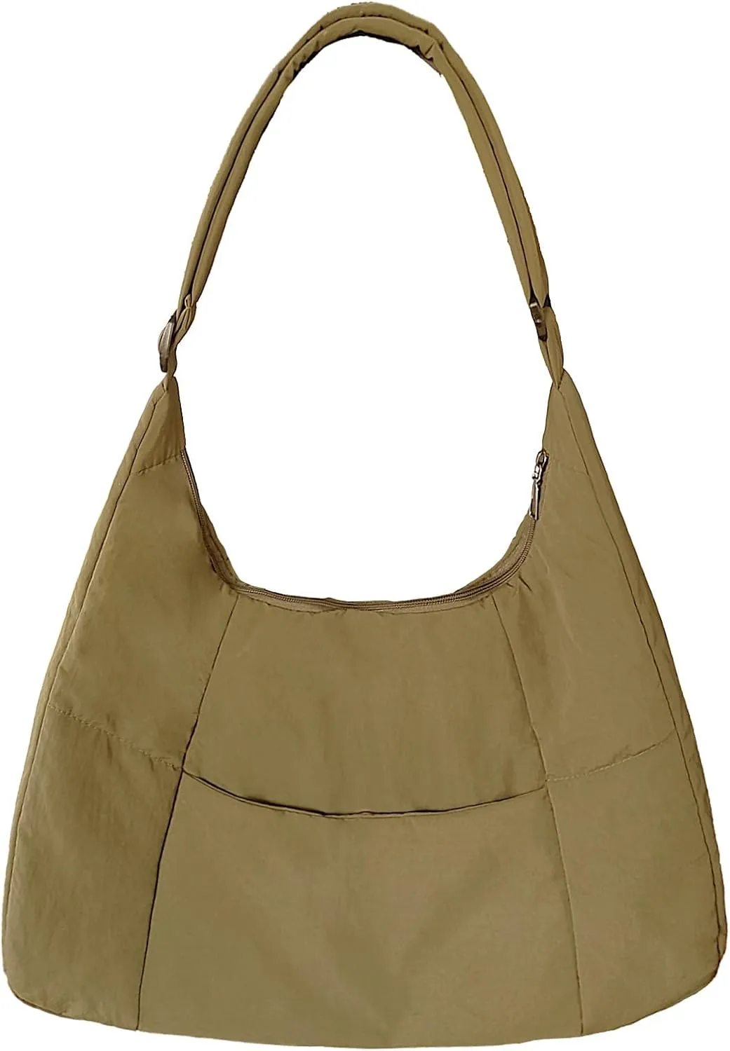 Puffer Crescent Shoulder Bag Women Nylon Light Weight Crossbody Purse Large Hobo Bag Puffy Tote Bag Handbag