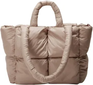 Puffer Tote Bag for Women Quilted Puffy Handbag Light Winter Down Cotton Padded Shoulder Bag Down Padding Tote Bag