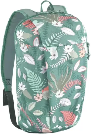 Quechua by Decathlon Nature Hiking Backpack - 10 L (Floral Green)