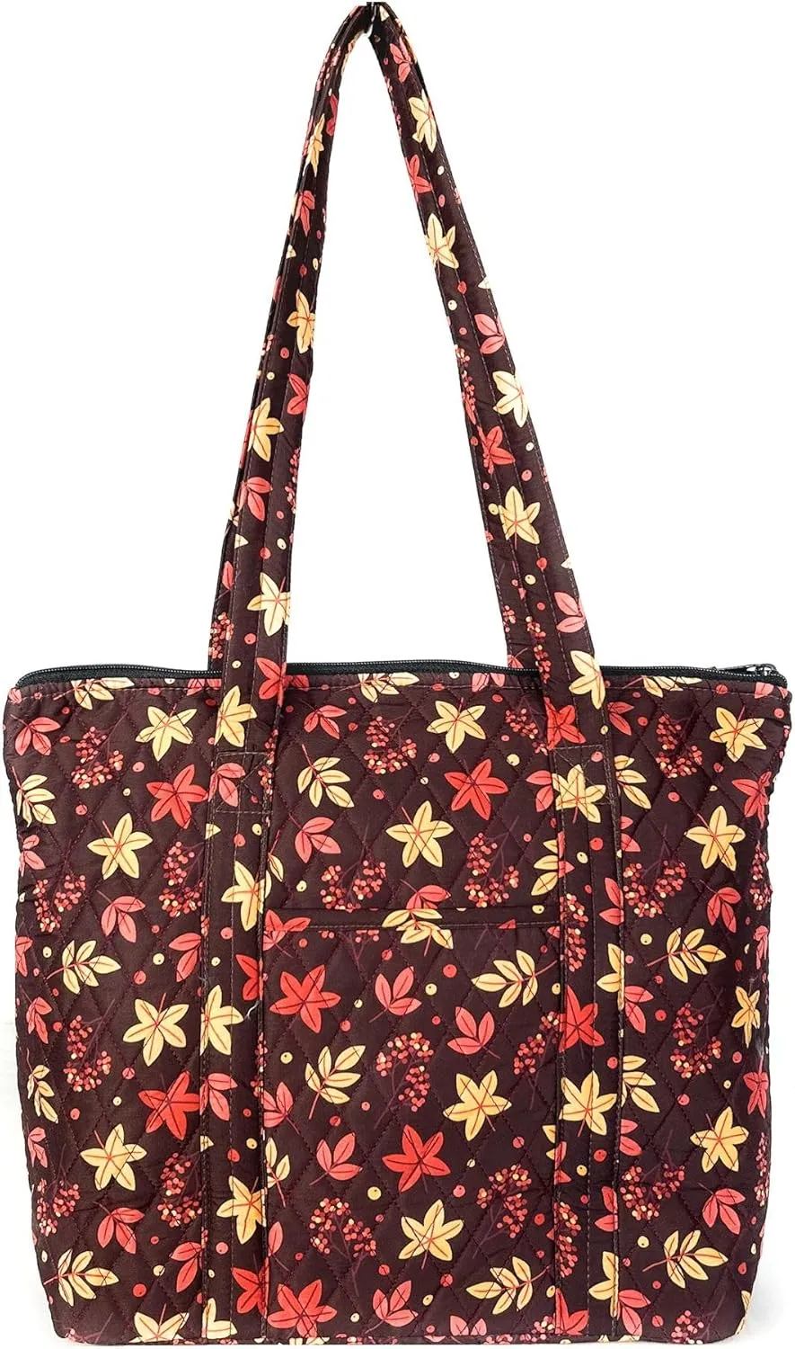 Quilted Shoulder Tote Bag Handbag