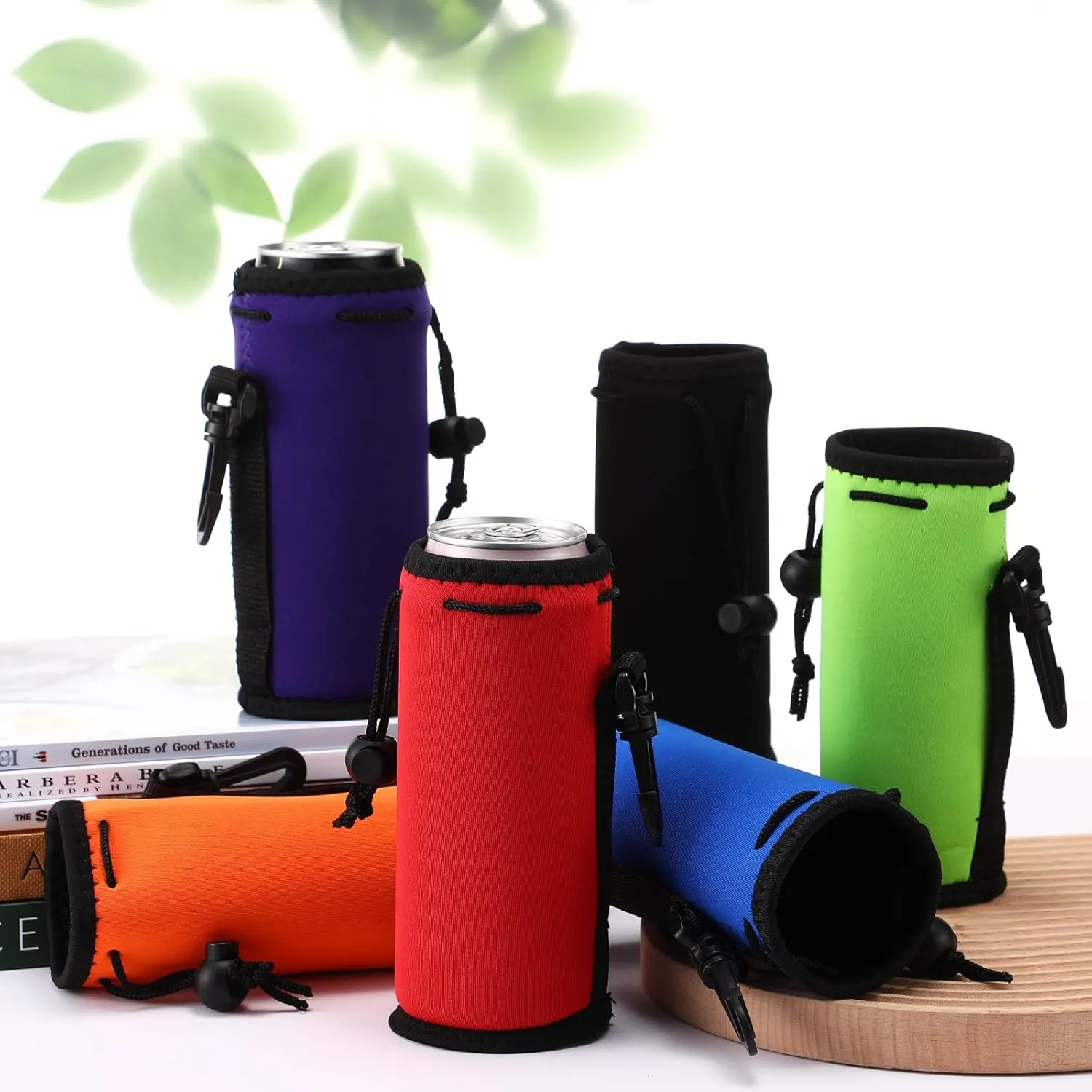 Remerry Water Bottle Bag Carrier with Adjustable Strap, Insulated Neoprene Sling Sleeve Canteen Flask Water Bottle Holder for Adults