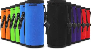 Remerry Water Bottle Bag Carrier with Adjustable Strap, Insulated Neoprene Sling Sleeve Canteen Flask Water Bottle Holder for Adults