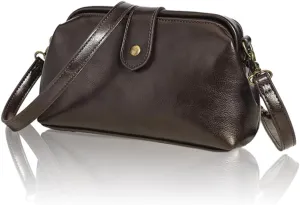 Retro Handmade Bag, Crossbody Leather Shoulder Bags and Clutches, Waterproof Women Crossbody Bag All-match Cellphone Bag