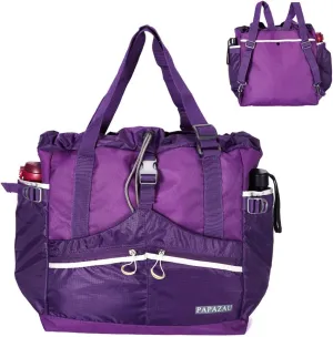 Rfid Travel Tote Bag 40L Convertible Beach Tote Backpack
