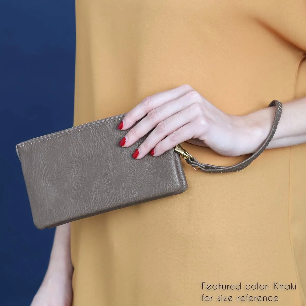 RIAH FASHION Convertible Faux Leather Wallet Purse Clutch - Mini Handbag Detachable Chain Crossbody Strap Phone Holder