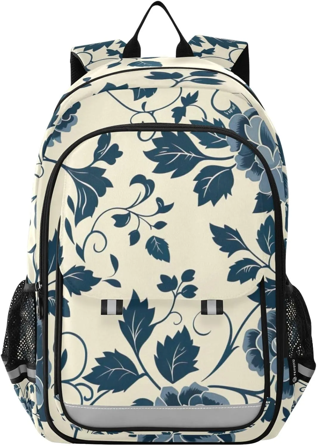 Roses Flower Floral Pattern Print Backpack for Boys Middle-School Elementary Bookbags 20325248