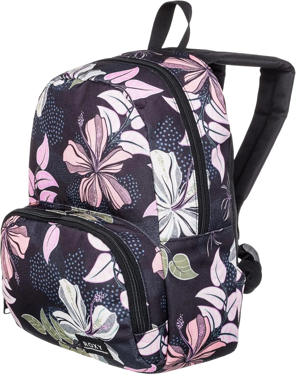 Roxy Women Always Core Mini Backpack, Anthracite Sunny Floral Swim, One Size