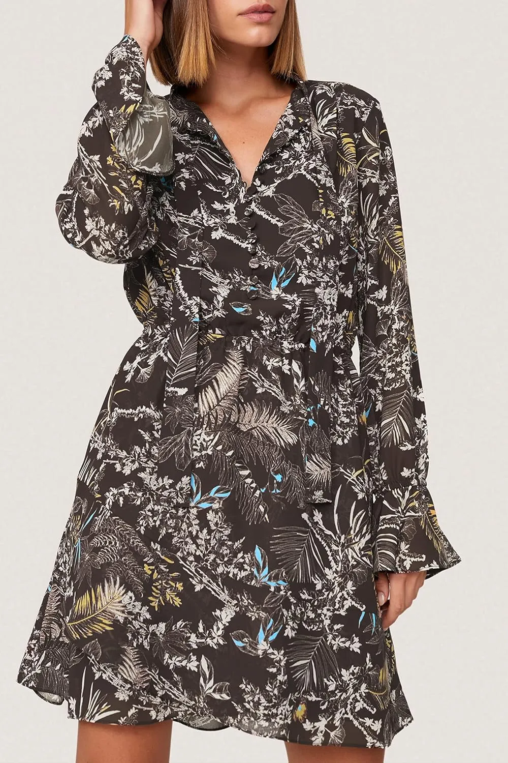 RTR Design Collective Floral Print Dress