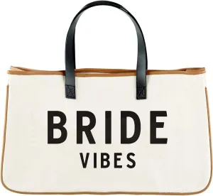 Santa Barbara Design Studio Tote Bag Hold Everything Collection Black and White 100% Cotton Canvas with Leather Handles