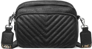 SENDEFN Crossbody Bags for Women Vegan Leather Purses Small Shoulder Handbags with Wide Strap