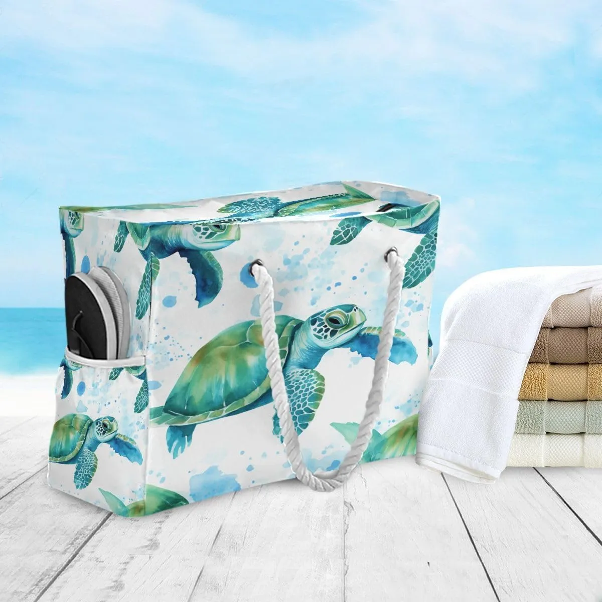 senya Women Large Beach Bag Group Of Many African Animals Travel Tote Bags for Gym Sport Shoulder Bag